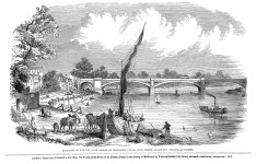 Barnes Bridge,prints Illustrated London News